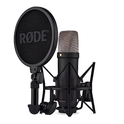 RØDE NT1 5th Gen Studio Condenser Microphone, XLR + USB-C, Silver - color: Black