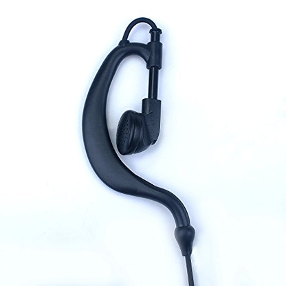 Walkie Talkie Headset Earpiece for G Shaped Hytera Radio PD780,PD702,PD752,PT580H Etc.