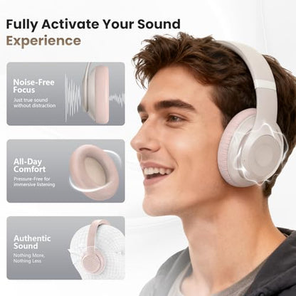 Studio Pro Headphone Ear Pads, Replacement Earpads/Cushions for Beats Studio Pro, with Premium Protein Leather, Resilient Memory Foam, Added Thickness - color: Moon