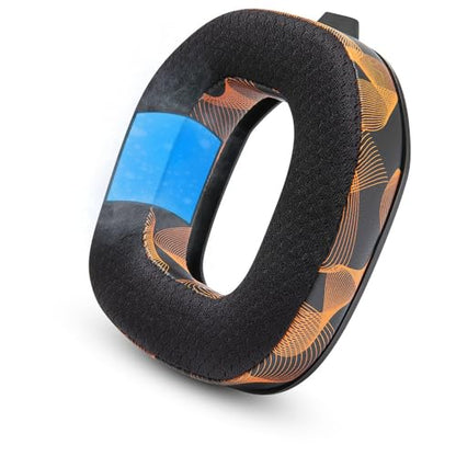 WC Mod Kit A50 - Earpads & Headband for Astro A50 Gen 4/5 / A50x | Made by Wicked Cushions | Cooling Gel Earpads and Matching Headband that offer Enhanced Comfort & Durability | Kinetic Wave - color: Kinetic Wave