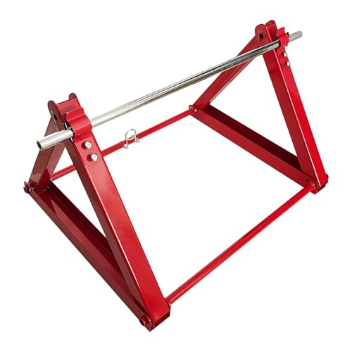Cable Reel Drum Roller Holder Wire Dispenser Cable Rack Fold Spool Holder Dispenser FOLD CABLE DRUM JACK RED - color: Fold Red Cable Drum Jack