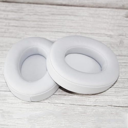 Adhiper Studio 3 Replacement Earpads Ear Cushions Pads Muffs Compatible with Studio 2 Studio 3 B0500 B0501 Wired Wireless Over-Ear Headphones (White) | Soft Protein Leather & Memory Foam Earpad Replacement, Ear Cushions Fit Studio3 & Studio2, Replace Peel