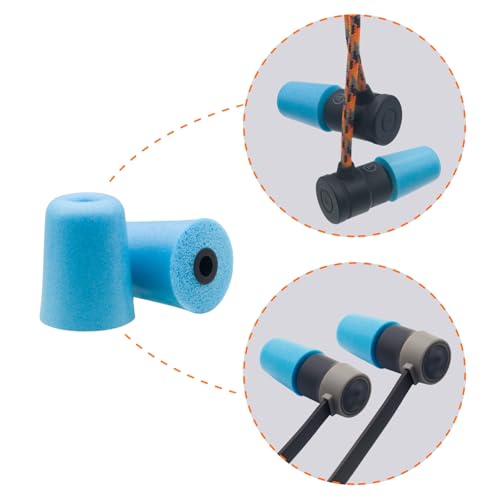 Klowcok Foam Ear Tips Replacement for Etymotic/Walker's/ISOtunes PRO/Shure | Memory Foam Earbuds Tips Compatible with Elgin, Plugfones, Westone, Comfort Fit, 3Pairs (Assorted -S/M/L) Blue