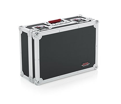 Gator Cases G-TOUR Series Road Case with Foam Drops for (15) Wired Microphones & Accessory Storage (G-TOUR M15) - size: 12.25 x 9.50 x 8.00 inches