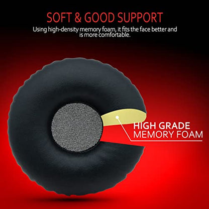 Krone Kalpasmos Sony MDR-XB550 Ear Pads, Replacement Ear Pads for Sony MDR-XB550AP MDR-XB450AP MDR-XB450 Headphones, Sony mdr-xb450(mdr xb450) Ear Cushions with Memory Foam Soft Leather (Black)