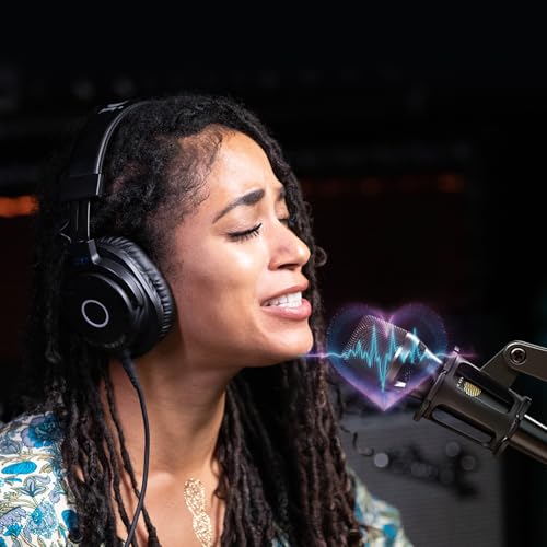 iCON Pro Audio Thunder X 32mm Large Diaphragm Handheld Condenser Mic | 32mm Large Diaphragm Handheld Condenser Microphone, Cardioid XLR Mic for Live Performance, Studio Vocals.