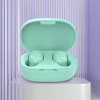 Mini Bluetooth 5.1 Earbuds - HiFi Stereo Sound in-Ear Headphones with Noise Isolation for Gym/Running - color: Green