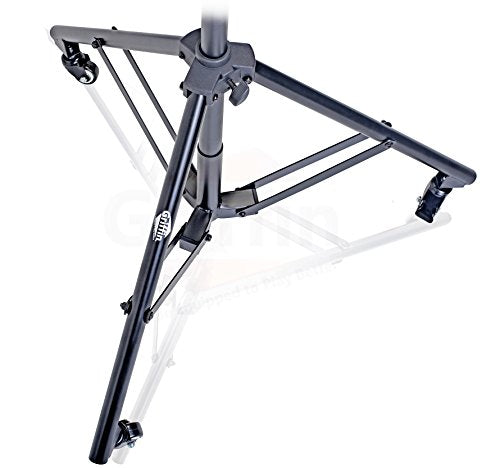 GRIFFIN Rolling Studio Mic Boom Stands with Wheels (Extended XHeight Edition) 2 Pack – 11FT Telescoping Arm, Tripod Base with Casters & Mic Holder for Overhead Recording - size: 2 Pack