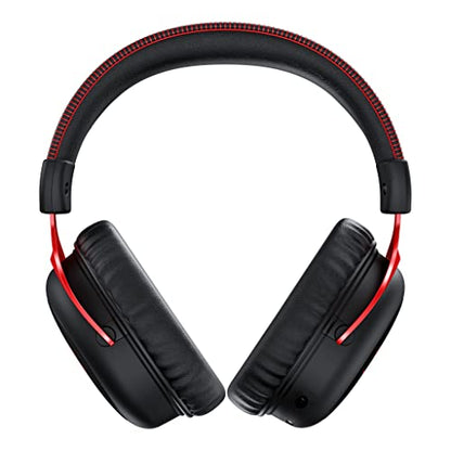 HyperX Cloud II Wireless - PC, PS5, PS4용 게이밍 헤드셋, 최대 30시간 지속되는 배터리, DTS 헤드폰: X 공간 오디오, 메모리 폼, 마이크 모니터링 기능이 있는 탈착식 노이즈 캔슬링 마이크 - size: Wireless, style: 무선
