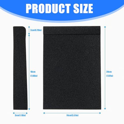 Studio Monitor Isolation Sponge Pad Vibration Dampening Shock Absorbing Base Enhances Bass Response and Safe Placement Sponge Pads