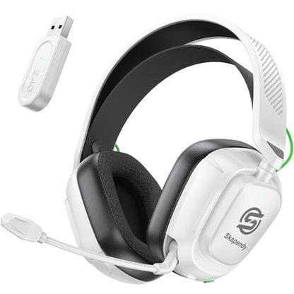 Wireless Gaming Headset for Fortnite & Team Play, 2.4GHz ≤20ms, 3D Sound | Bluetooth 5.4, 50mm Drivers, Noise-Canceling Mic, 50H Playtime, All-Day Comfort, for PS5 PS4 PC Switch & Mac
