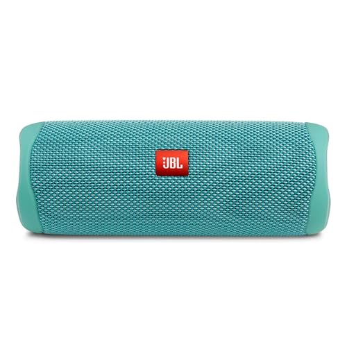 JBL FLIP 5, Waterproof Portable Bluetooth Speaker, Teal | Sounds better than ever, Bring the party anywhere, Make a splash with IPX7 waterproof design, A rainbow of colours - color: Teal