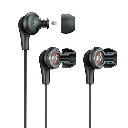 JLab Audio JBuds2 Premium in-Ear Earbuds Guaranteed Fit, Guaranteed for Life - Blue - color: Blue, style: Earbuds