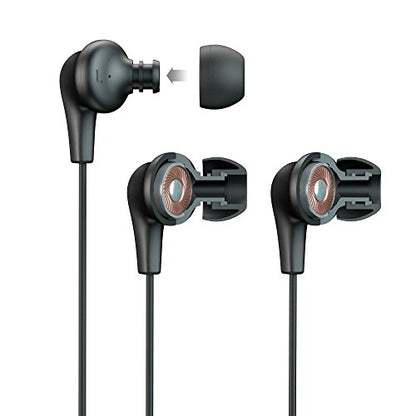 JLab Audio JBuds2 Premium in-Ear Earbuds with Guaranteed Fit | Wired Earbuds | Titanium 10mm Drivers Noise Reducing | Nickle-Plated 3.5mm Audio Jack | Pink - color: Pink, style: Earbuds