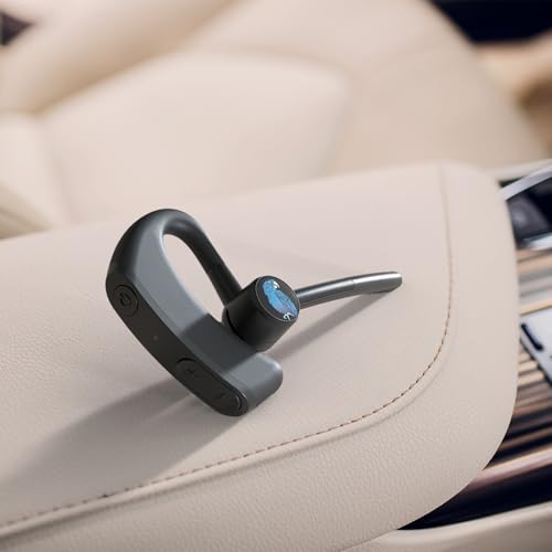 BlueParrott M500-XT Open-Ear Bluetooth Headset | AI-powered noise canceling headset for rideshare and delivery drivers; open-ear design, 11 hr talk time