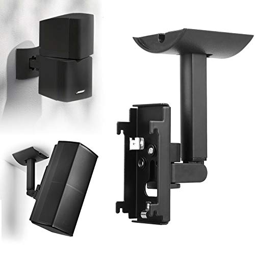 Bestparts Wall Mount Ceiling Bracket Stand for UB-20 Series II Bracket | Replacement For Bose Lifestyle CineMate, SoundTouch & Virtually Invisible 300, mountable for surround center speakers