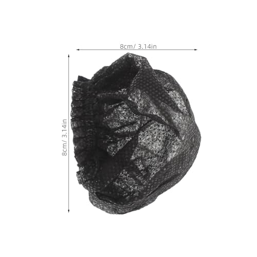 Disposable Microphone Covers Black 200pcs for Handheld Mics