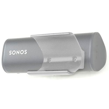 Spartan Mounts Compatible with SONOS Roam Bluetooth Speakers | Low Profile Wall Mount Anywhere Design for Home, Office, Studio, Garage, Dorm, Patio, Auto, Boat, Golf Cart - color: White