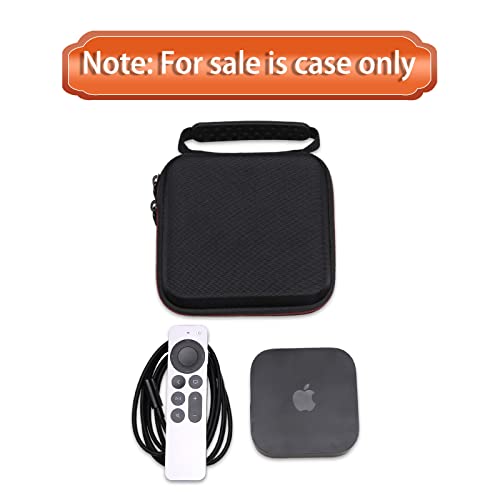 LTGEM EVA Hard Case for 2022 Apple TV 4K Wi‑Fi with 64GB Storage (3rd Generation) - Travel - Protective Carrying Storage Bag