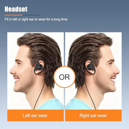 Retekess T130U(4nd Gen T130) Tour Guide System,Tour Guide Headsets(1TX 2RX) | for Travel, U-Band, 200M, 40H, Clear Sound Quality, One-Key Operation,Wireless connection - style: 1-2