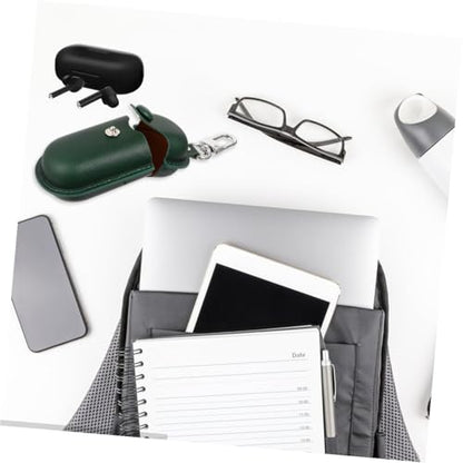 Waterproof Earphone Case for 3i Model, Scratch-Proof Earbud Storage Cover in Dark Green for Travel and Outdoor Use
