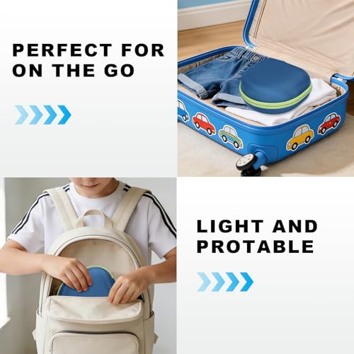 Kids Headphone Case for iClever/Acer/MIDOLA, Blue Green(Case Only) | for iClever BTH12 HS19 BTH22 BTH20 BTH18 BTH26/JBL Junior 320/Candy Bila/JoySpark/EarFun/ADOOPE/IMYB/JLab Kids Headphone - color: Dark Blue-Green