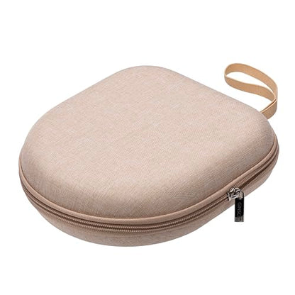 Ginsco Universal Headphone Case Compatible with JBL Tune 510BT 720BT, Sony WH-CH 720N/WH-CH520, with Sony/JBL/Soundcore Life Q20i Q30/BERIBES/TOZO/KVIDIO etc Wireless Headphones Beige - color: Beige