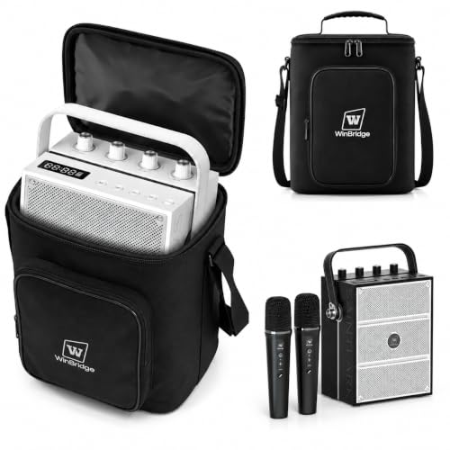 Carrying Case for S99 Voice Amplifier,Portable Speaker Microphone Combo Bag | Designed for S99 microphone speaker Set, this protective case offers padded protection, accessory storage and easy carrying.