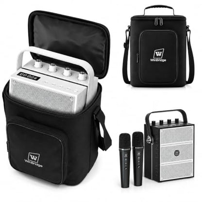 Carrying Case for S99 Voice Amplifier,Portable Speaker Microphone Combo Bag | Designed for S99 microphone speaker Set, this protective case offers padded protection, accessory storage and easy carrying.