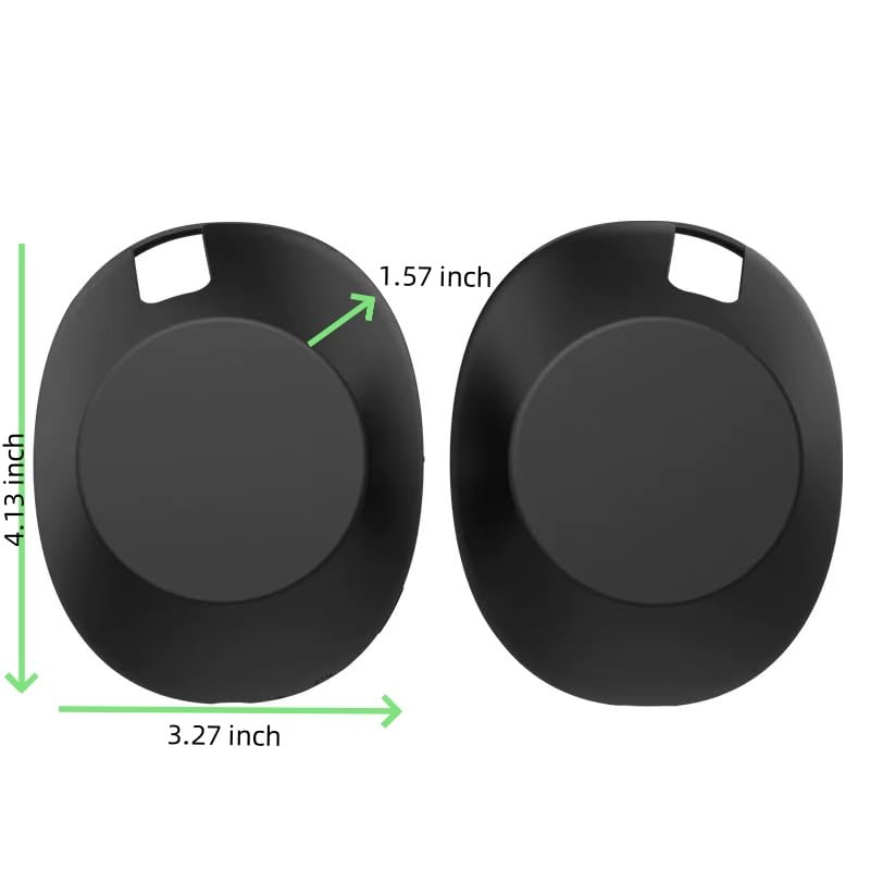 Silicone Ear Cups Cover for Sony WH-1000XM6 Headphones, Sweatproof Protector, Black