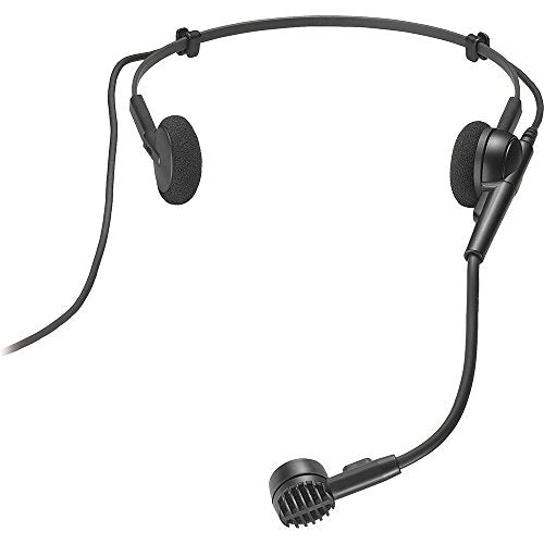Audio-Technica PRO 8HEx Hypercardioid Dynamic Headworn Microphone, XLR Connector - style: Standard XLR