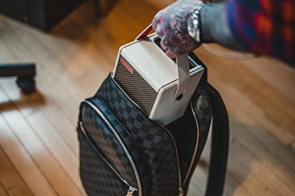 Positive Grid Spark MINI 10W Small Smart Guitar Amp & Bluetooth Speaker | Portable Sound for Guitar Playing at Home or On the Go | Pearl | Portable amp & Bluetooth speaker for electric, acoustic & bass. 100k+ tones, Spark AI, Smart Jam, up to 8-hr battery