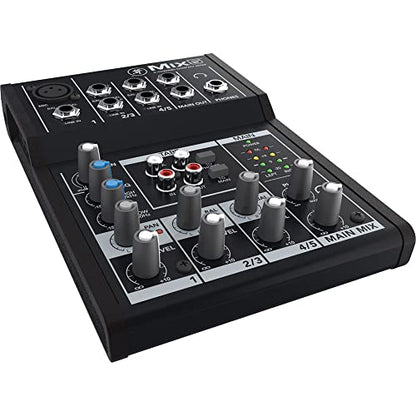 Mackie Mix5 5-Channel Compact Mixer, Black - size: Mix5