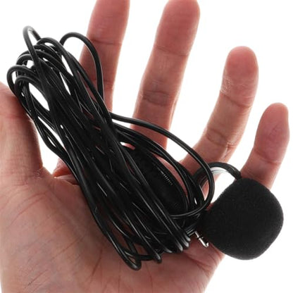 Vaguelly Clip Condenser Microphone Pickup for Instrument and Trumpet with Amplifier Function, Abs Plastic Wired Mic for Concerts and Professional Orchestra Use
