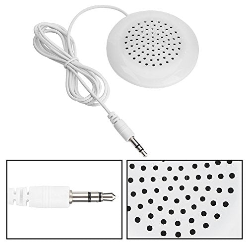 Mini Speaker, Portable 3.5mm Plug Stereo Pillow Speaker Laptop Speakers Wired for MP3 MP4 Player Mobile Phone