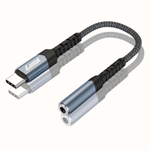 USB Type C to 3.5mm Female Headphone Jack Adapter - style: 1 Pack Adapter