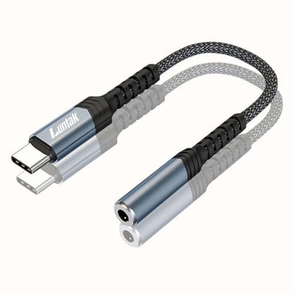 USB Type C to 3.5mm Female Headphone Jack Adapter - style: 1 Pack Adapter