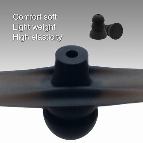 Klowcok Replacement Silicone Ear Tips for Plugfones Liberate 2.0/ Guardian