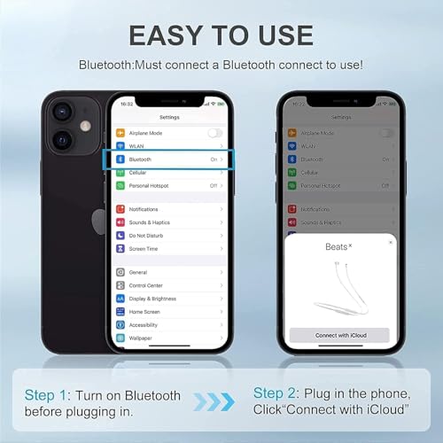 iPhone Wired Earbuds 2 Pack with Mic and Volume Control, Noise Reduction | Wired earbuds 2-pack for iPhone with a built-in mic and volume control, noise reducing in-ear fit for clearer calls.