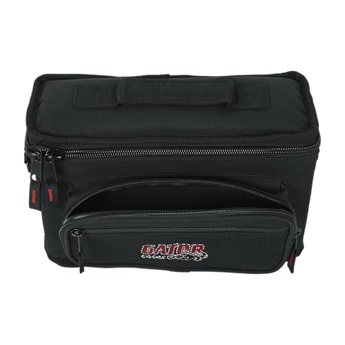 Gator Cases Padded Microphone Carry Bag; Holds up to (4) Wired Microphones. (GM-4) - size: (4) Wired Microphones (Nylon), style: (4) Wired Microphones (Nylon)