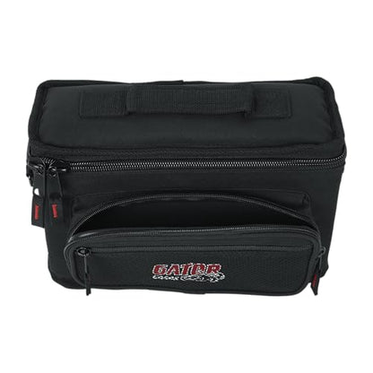 Gator Cases Padded Microphone Carry Bag; Holds up to (4) Wired Microphones. (GM-4) - size: (4) Wired Microphones (Nylon), style: (4) Wired Microphones (Nylon)