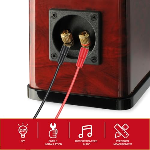 5 Pairs Spade Terminal Crimp Terminals Crimp Barrier Spades Copper Spade Crimp Connectors 8ga Terminal Speaker Wire Connectors