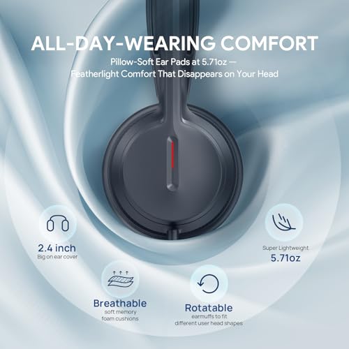 Yealink UH44 USB Headset, Teams Certified, 2 Mics, USB-C/A,in-Line Controls | AI noise-canceling mics,usb headset with microphone for work,wired headset for pc laptop,work from home,busy light
