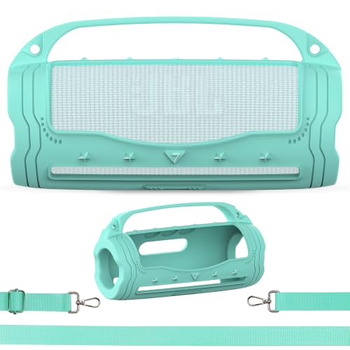 Silicone Cover Case for JBL Flip 7 Portable Bluetooth Speaker - color: Teal