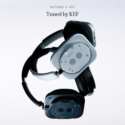 Nothing Headphone (1) Hybrid Active Noise Cancelling Headphones, Wireless Over-Ear Headphones with 6 Mics, 80Hrs Playtime, Hi-Res Audio, KEF-Tuned, Spatial Sound, Comfort Fit & Fast Charging White - color: White