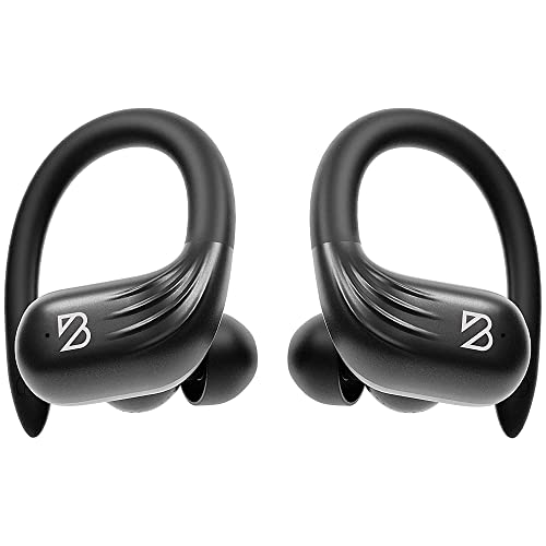 Back Bay Audio Runner Wireless Running Earbuds, Earbud Over Ear Hooks - color: Black
