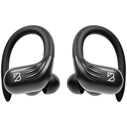 Back Bay Audio Runner Wireless Running Earbuds, Earbud Over Ear Hooks - color: Black