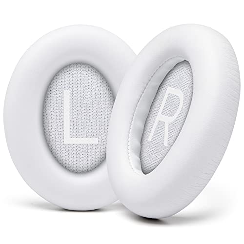 WC PadZ NC700 - Upgraded Ear Pads for Bose 700 Noise Cancelling (NC700) | Made by Wicked Cushions | Softer PU Leather, Luxurious Memory Foam, Added Thickness, Extra Durable | White - color: White