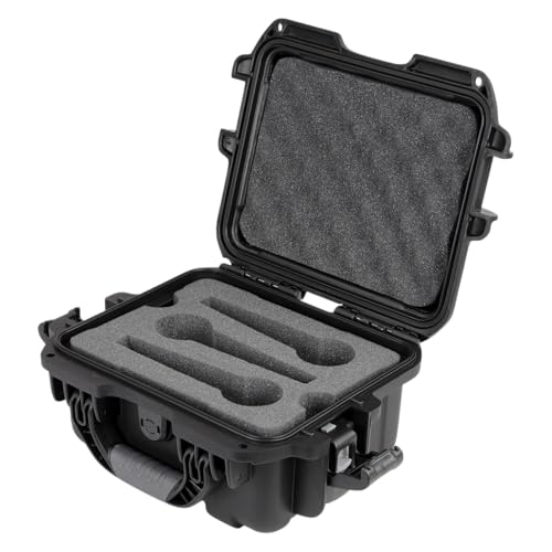 Gator GM-06-MIC-WP Waterproof Injection-Molded 6 Microphone Case - style: (6) Wired Microphones
