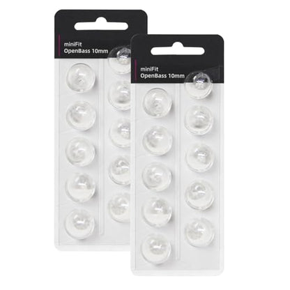 for Oticon Hearing Aid Supplies,Open Bass 10MM/20PCS,Hearing Aid Domes - size: 10MM OPEN BASS VENT